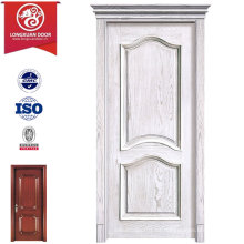 Puerta de madera de HDF / MDF de la calidad del diseño de encargo, puertas interiores del rasante de la chapa